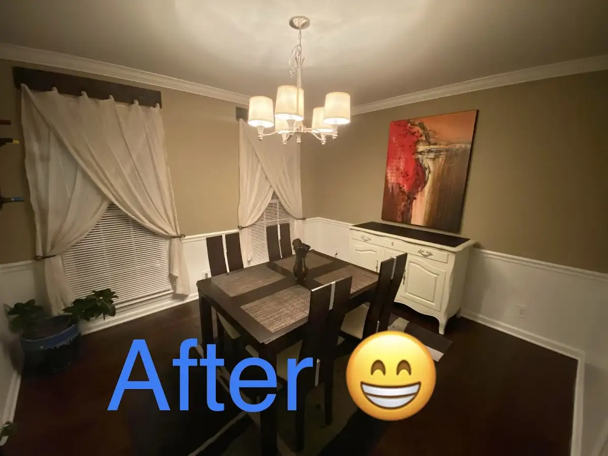 Professional dining room restoration after water damage in Tequesta