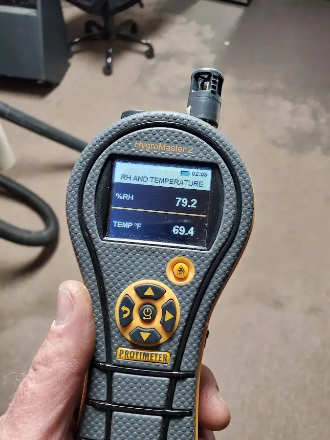 Moisture meter humidity assessment for Fire & Smoke Damage Restoration in Tequesta